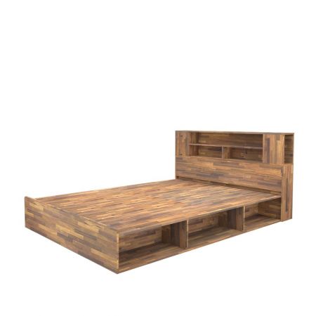 Poate găzdui înălțimea unui adult de sex masculin obișnuit. Un pat dublu queen size cu o lungime totală de 155 cm. Tabla de pat se află la 26,5 cm deasupra solului. Înălțimea este potrivită pentru așezarea unei saltele cu arcuri. Există 3 spații de depozitare la baza patului. De asemenea, are o placă de susținere pentru a susține întreaga greutate.